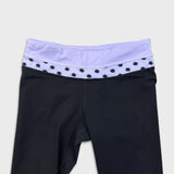 Lululemon Run Inspire Crop II Pant Womens Size 4 Black Mid Rise Yoga Leggings