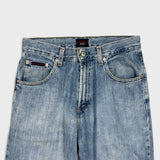 Vintage Tommy Hilfiger Jeans Mens 29x32 Blue Straight Light Wash Denim 90s Pants