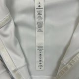 Lululemon Define Hooded Jacket Womens Size 8 White Sports Full Zip