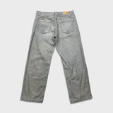 Vintage Akademiks Jeans Mens 34x29 Gray Straight Leg Faded Hip Hop Y2K Pants