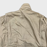 Vintage 90s Polo Ralph Lauren Harrington Jacket Mens Small Beige Full Zip Bomber