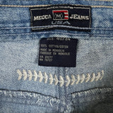 Vintage Mecca Jeans USA Mens 40x34 Blue Baggy Hip Hop Light Wash Denim Y2K Pants