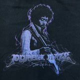 Vintage 2005 Jimi Hendrix Purple Haze T Shirt Mens XL Black Faded Rock Band Tee