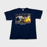 Vintage New York Yankees T Shirt Mens Large Blue Funny MLB Baseball Tee