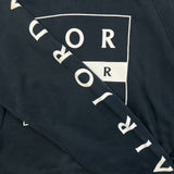 Nike Jordan Air Hoodie Mens Large Black Sportswear Box Logo Hooded Sweatshirt