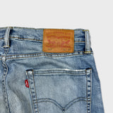 Levi’s 513 Jeans Mens 32x30 Blue Slim Straight Fit Light Wash Faded Denim Pants