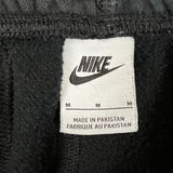 Nike Sportswear Sweatpants Mens Medium Black Swoosh Taper Leg Jogger