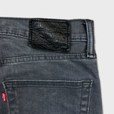 Levi’s 513 Jeans Mens 34x32 Gray Slim Straight Fit Casual Faded Denim Pants