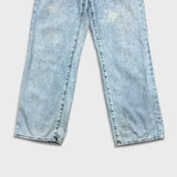 Levi's x Deepika Padukone Jeans Womens 28x29 Blue Relaxed Light Wash Denim Pants