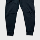 Nike Sportswear Sweatpants Mens Small Black Tech Fleece Swoosh Taper Leg Jogger