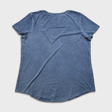 Lululemon Love Tee Fade V Shirt Womens XL Blue Relaxed Short Sleeve Tee