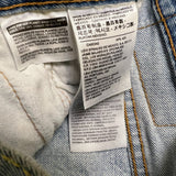 Levi's 511 Jeans Mens 31x30 Blue Slim Fit Mid Rise Light Wash Faded Denim Pants