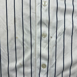 Vintage Majestic New York Yankees Jersey Mens Large White Sports MLB Baseball