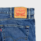 Levi's 505 Jeans Mens 38x30 Blue Regular Fit Straight Leg Medium Wash Denim Pants