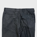 Hugo Boss Geno Dress Pants Mens 34x32 Slim Fit Charcoal Wool Blend Trouser