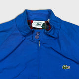Vintage 80s Izod Lacoste Harrington Jacket Mens XL Blue Plaid Lined Light Bomber