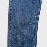 Levi's 505 Jeans Mens 38x30 Blue Regular Fit Straight Leg Medium Wash Denim Pants