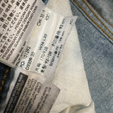 Levi's 514 Jeans Mens 36x30 Blue Slim Straight Fit Dark Wash Faded Denim Pants