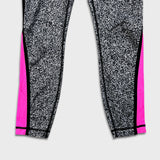 Lululemon Pace Tight Womens Size 6 Flashback Static White Black Athletic Yoga Leggings