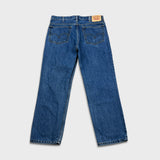 Levi's 505 Slim Fit Jeans Mens 36x30 Blue Straight Medium Wash Denim Pants