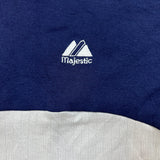 Vintage Majestic Authentic Long Sleeve Shirt Mens Large Blue MLB USA 90s Baseball