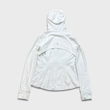 Lululemon Define Hooded Jacket Womens Size 8 White Sports Full Zip