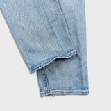 Levi’s 501 ST Jeans Mens 30x30 Blue Straight Taper Light Wash Distressed Denim Pants