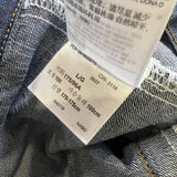 Levi's Type 3 Jean Jacket Mens Large Blue Dark Wash Denim Western Trucker