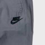 Nike Sportswear Track Pants Mens Small Gray Swoosh Taper Leg Athletic Jogger