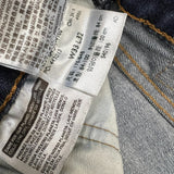 Levi's 511 Jeans Mens 33x32 Blue Slim Fit Mid Rise Dark Wash Stretch Denim Pants
