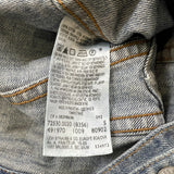 Levi's Vest Jacket Womens Small Blue Light Wash Sleeveless Jean Denim Trucker