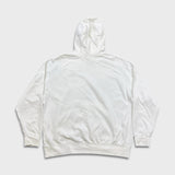 Nike Sportswear Hoodie Mens XL White Swoosh Fleece Pullover Hooded Sweatshirt