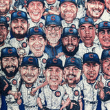 2016 Chicago Cubs T Shirt Mens Large Blue World Champions Baseball MLB Baseball Tee
