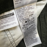 Levi's 502 Pants Mens 34x30 Green Corduroy Tapered Stretch Regular Fit Mid Rise