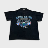 Vintage 1993 Toronto Blue Jays T Shirt Mens Medium Black Repeat Baseball MLB Tee
