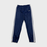 Vintage 90s Adidas Track Pants Mens Large Blue 3 Stripes Athletic Jogger