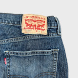 Levi's 559 Jeans Mens 34x32 Blue Relaxed Straight Fit Dark Wash Denim Pants