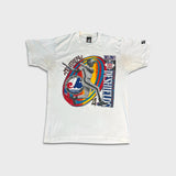 Vintage 1991 Montreal Expos T Shirt Mens XL White Delino Deshields MLB Baseball Tee
