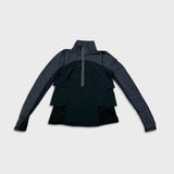 Lululemon Sun Runner Hybrid Pullover Womens Size 6 Black 1/2 Zip Sports Activewear Jacket