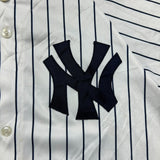 Vintage Majestic New York Yankees Jersey Mens Large White Sports MLB Baseball
