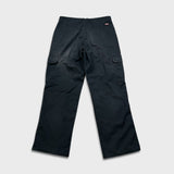 Dickies Pants Mens 32x30 Black Wide Baggy Cargo Workwear Casual Chino Trousers