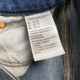 American Eagle Jeans Mens 30x32 Blue Air Flex + Slim Light Wash Faded Denim Pants