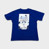 Uniqlo Dragon Ball Z T Shirt Men Large Blue Attack of The Saiyan Anime Graphic Tee