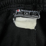 Vintage 90s Champion Track Pants Mens Medium Black USA Tear Away Athletic Jogger