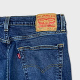 Levi's 514 Jeans Mens 32x32 Blue Slim Straight Fit Medium Wash Faded Denim Pants
