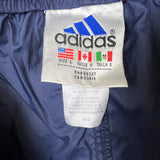 Vintage 90s Adidas Track Pants Mens Large Blue 3 Stripes Athletic Jogger