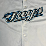 Vintage Y2K Majestic Vernon Wells Toronto Blue Jays Jersey Mens 2XL White MLB Baseball
