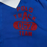Polo Ralph Lauren Shirt Mens XL Blue Track Team 1/4 Zip Classic Preppy Polo