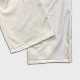 Vintage Polo Ralph Lauren Jeans Mens 36x32 White 625 Wide Flare Leg USA Denim Pants