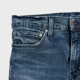 Levi's 511 Jeans Mens 34x32 Blue Slim Fit Mid Rise Dark Wash Faded Denim Pants